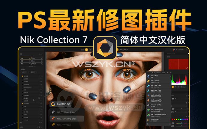 PS全新Nik Collection 7.0.4 插件套装中文解锁版来了，后期修图必备神器（250227）