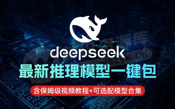 最新DeepSeek R1 推理模型一键包来啦！含保姆级视频教程，本地部署断网运行（250201）